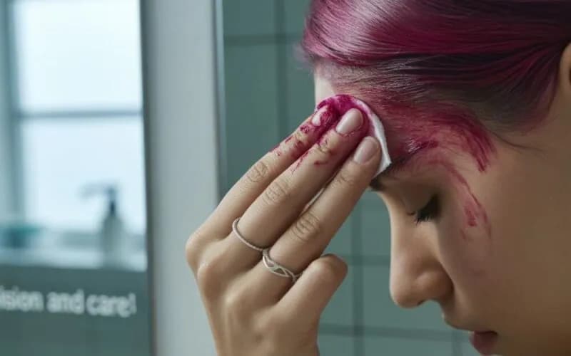 Jak usunąć plamy z farby do włosów ze skóry? Szybkie sposoby