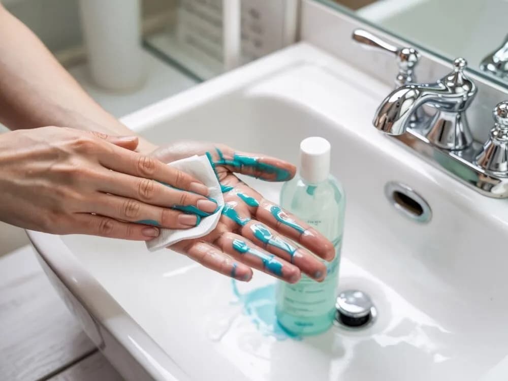 Farba na dłoniach? Szybkie i bezpieczne sposoby na jej usunięcie